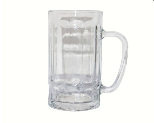 410 ML Glass Drinking Cups with Sturdy Design for Reusable Clear Sipping