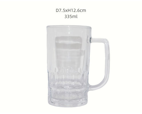 335ml Hoshine Joy Clear Reusable Glass Cups Daily Use Glassware for Refreshing Drinks
