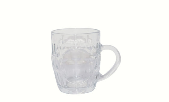 255ml Hoshine Joy Clear Embossed Designed Glass Cups for Daily Use
