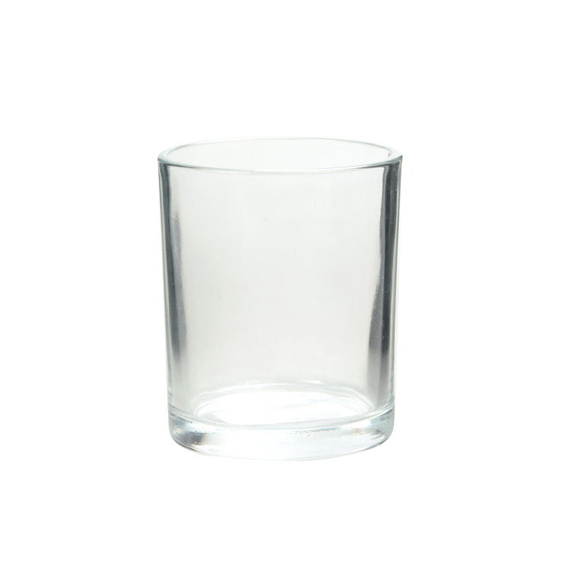 Transparent Round Votive Glass Candle Holders 145ML Volume Sturdy Base