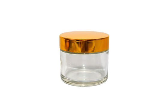 کپسول پیچ 60ML شیشه شفاف شیشه های آرایشی با دوام